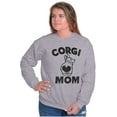 thumbnail image 5 of Corgi Mom Dog Pet Parent Fur Mama Women Crewneck Sweatshirt Brisco Brands S, 5 of 6