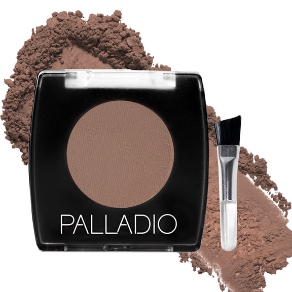 Polvo para cejas Palladio Soft Brown con brocha