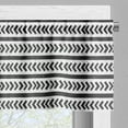 thumbnail image 3 of Ambesonne Geometric Window Valance, Stripes Arrow Shapes, 54" X 18", Charcoal Grey and White, 3 of 5