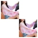 thumbnail image 2 of Qarigey Sun-Protective Shawl Neck Wraps Exquisite Cooling Scarf Gift Foldable Sweet Sleeve Design Workmanship Accessories Summer Girl polvo morado 2piezas Qarigey CBP545128, 2 of 5