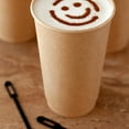 thumbnail image 3 of 16 oz Kraft Paper Coffee Cup - Double Wall - 3 1/2" x 3 1/2" x 5 1/2" - 500 count box, 3 of 3