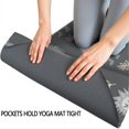 thumbnail image 3 of Cute Hedgehog with Red Bag Pattern Hot Yoga Mat Towel Non Slip for Hot Yoga - Quick-Drying Yoga Mat Cover with 4 Corner Pockets with Travel Bag - Hot Yoga Towel Non Slip 70"x26", 3 of 6