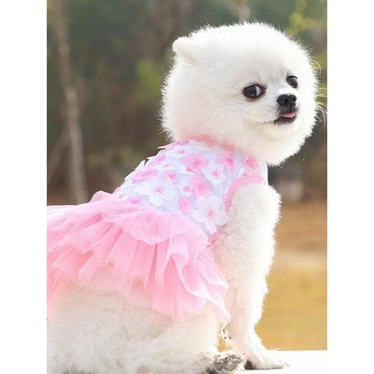 Dog Dresses For Medium Dogs Girl LKEX Dog Shirt Rainbow Striped