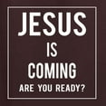 thumbnail image 5 of Wild Bobby Jesus Is Coming Are You Ready? Inspirational/Christian Women Tri-Blend Racerback Tank Top, Brown, Small, 5 of 5