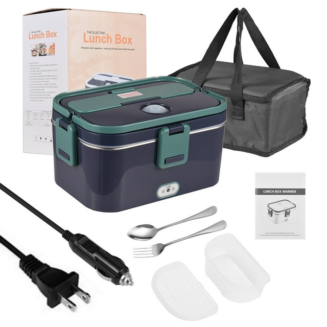Amdohai Chauffe-Repas Électrique pour Boîte à Lunch 60W Chauffe-Nourriture Portable pour 12V