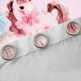 thumbnail image 4 of Erosebridal Pink Unicorn Animal Black Out Curtains,Kawaii Ballet Girls Colorful Cute Loves Curtains Pack of 2 (42x63 Each) For Kids, 4 of 7