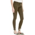 thumbnail image 2 of Max Studio London Womens Frayed Hem Skinny Fit Jeans, Green, 25, 2 of 2