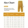 thumbnail image 6 of Happy Cherry Kids Sequin Jogger Elastic Waist Girls Sparkle Trousers Boys Shiny Hip Hop Pants Jazz Harem Dance Streetwear Outfits 11-12 Years Gold, 6 of 6
