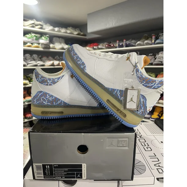 Ni - ke Ni - ke Air Jordan 3 FUSION x AF1 Size 11 SUNSET BLUE 2008 323626-141 RARE AJF 3