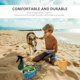 thumbnail image 5 of Juego de juguetes de playa para niños, cubo de playa, regadera, pala, rastrillo, guantes de jardinería, Kit de herramientas para exteriores con bolsa de transporte para niños y niños, 5 of 5