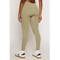 thumbnail image 3 of Womens Seamless Ribbed Knit Leggings, 3 of 3
