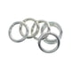 thumbnail image 4 of 6 anillos de resorte con cierre a presión de 1,26" para bolso. Mosquetón para accesorios de bricolaje. Plata, 4 of 9