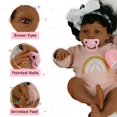 thumbnail image 3 of Muñeca negra Baby Magic Reborn Destiny Zuri de 43 cm con accesorios, 3 of 5