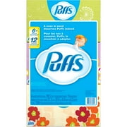 Puffs Basic Facial Tissues, 6ct