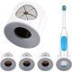thumbnail image 1 of Juego de 4 soportes para cepillos de dientes eléctricos para baño (gris, universal), caja de almacenamiento para baño, soporte para cepillos de dientes, peine, soporte para cepillos de dientes para, 1 of 5