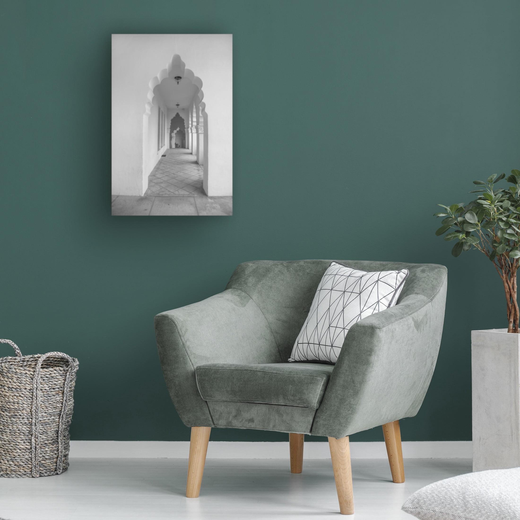 Canvas Wall Art - Lori Hutchison 'Brand Park' Wall Art for Living Room, Bedroom, or Office Décor by Trademark Fine Art - 16 x 24 Inches