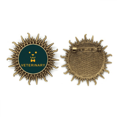 thumbnail image 1 of Pin de gancho de metal vintage con forma de sol Unbranded M, 1 of 3