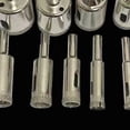 thumbnail image 1 of Juego de 15 brocas de diamante para sierra de corona, incisivas y universales para galvanoplastia, para vidrio, 6, 8, 10, 12, 14, 16, 18, 20, 22, 25, 26, 28, 30, 40 y 50 mm, 1 of 5