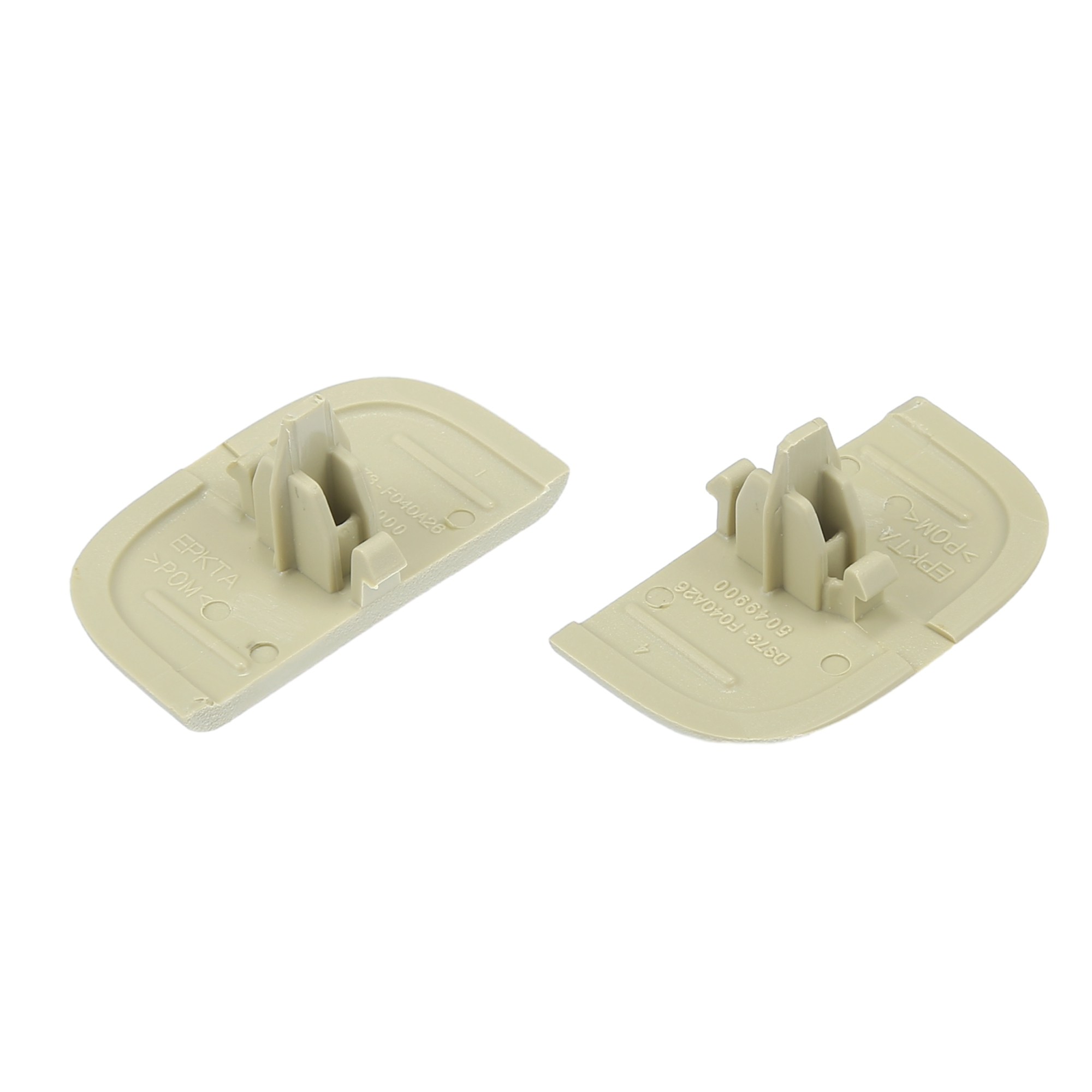 Unique Bargains 2 Pcs Sun Visor Cap Clip No.DS7Z54672A40AF/DS7Z4273AA for Ford Edge Beige