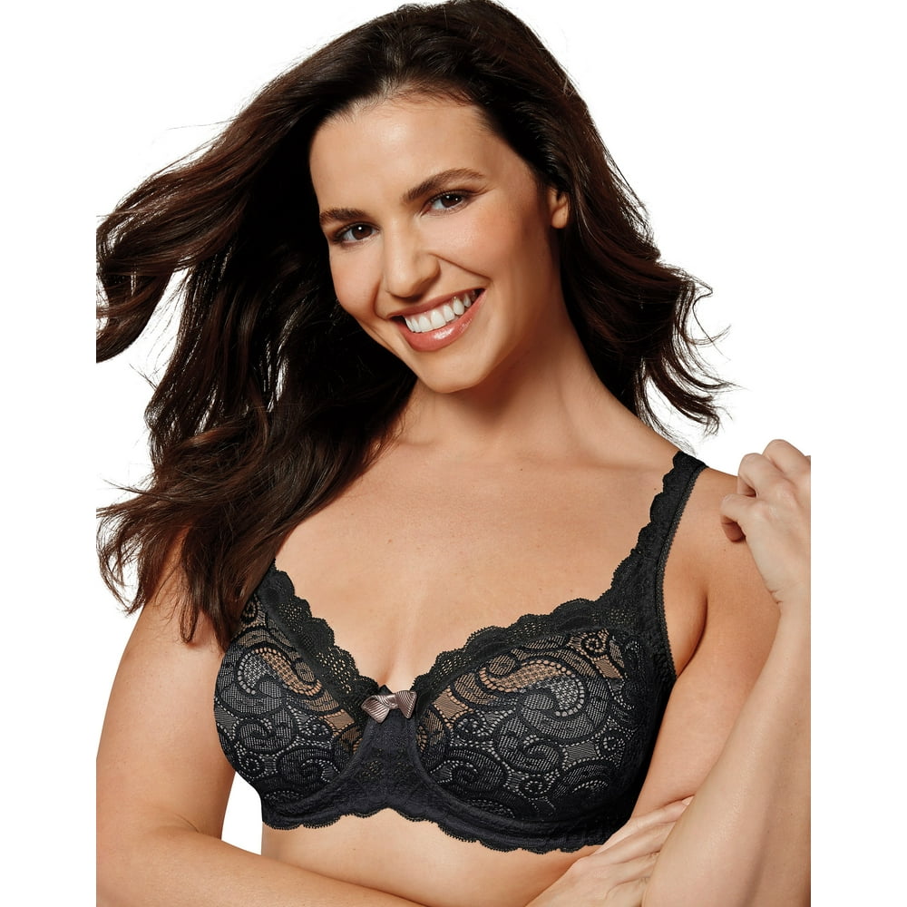 Playtex Playtex Secrets Beautiful Lift Unlined Underwire Bra Black