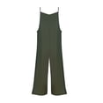 thumbnail image 4 of Mamelucos Mamelucos sueltos de algodón Monos de mujer de una pieza Mono (Verde 4XL) Ygjytge Verde T 24 para Mujer, 4 of 9