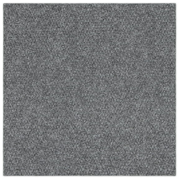 Rocket Hobnail Grey Residential 24 in. x 24 in. Peel and Stick Carpet Tile Square 48 Sq. ft. 12 Tiles Per Box