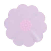 Phenofice 1Pcs Silicone Stretch Lids Light Pink Flower Shape Airtight Seal Microwave Safe for Containers