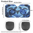 thumbnail image 5 of KUIFORTI Turtle Car Windshield Sun Shade Funny Car Sun Visor Sun Shade for Car Windshield - 66.53" x 34.44" Large Car Window Shades for SUV & Truck - Sun Protection Window Shade Accessories, 5 of 5