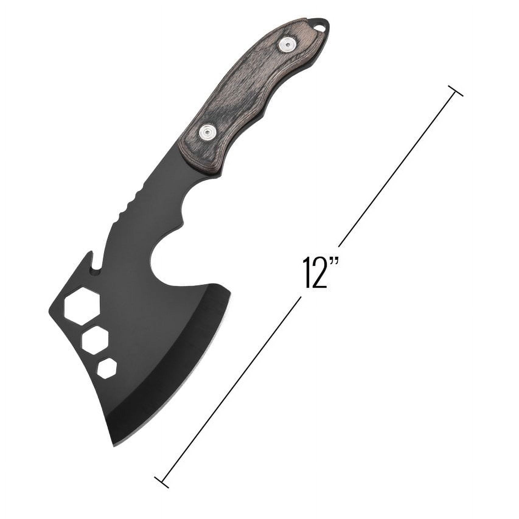 ASR Outdoor Hatchet Camping Axe Black Cord Cutter 1-Pack