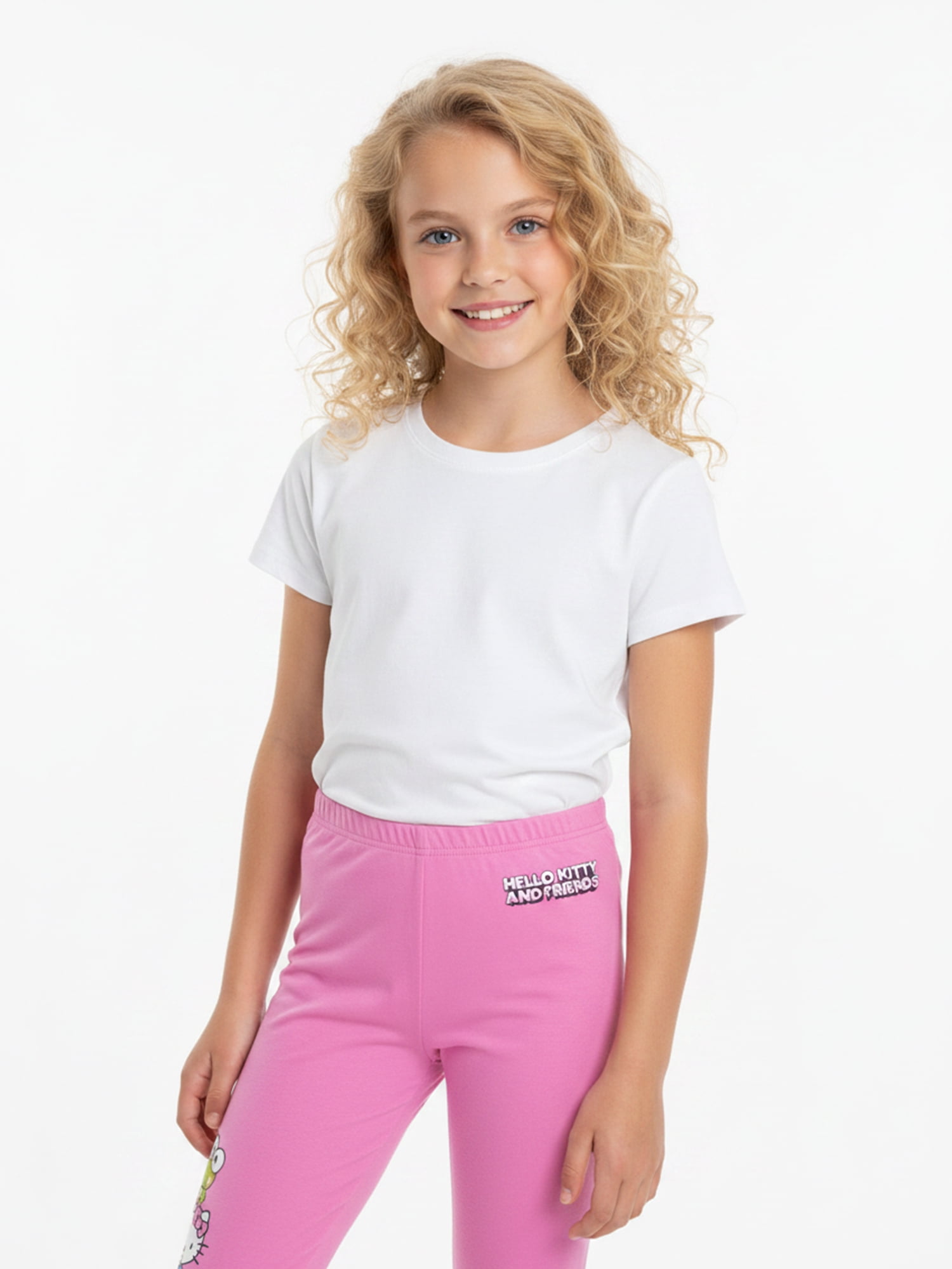 Sanrio Girls' Hello Kitty and Friends Graphic Leggings, Sizes 4-16