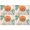 Orange Boho Geometric, variant on Colorful Geometric Triangle Diamond Pattern Summer Placemats Table Placemats Set Of 4-Linen Kitchen Washable Placemats Table Mats 11.8"x17.7" Non-Slip Heat Resistant