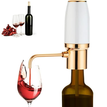 Automatic Wine Aerator Pourer Electric Smart Decanter, Dispenser Rechargeable with Micro USB Cable