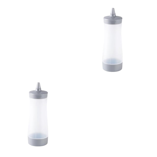 Injueey Botellas exprimibles para condimentos, Ketchup, mostaza, Mayo, aceite de oliva, botellas para salsas picantes, accesorios de herramientas de No.01 2piezas Injueey CBP067586