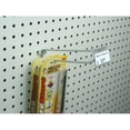 thumbnail image 4 of Pegboard Scanner Hooks with 2" L X 1.25" H Flip Up Scan Plates, 10" D, Black, 50 Pack, 4 of 4