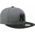 thumbnail image 3 of New Era 59Fifty Hat New York Yankees MLB Basic Storm Gray/Black Fitted Cap, 3 of 4