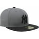 thumbnail image 3 of New Era 59Fifty Hat New York Yankees MLB Basic Storm Gray/Black Fitted Cap, 3 of 4