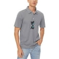 thumbnail image 2 of TACVASEN Men's Polo Quick Dry Performance Short Sleeve Golf Shirt Athletic Tennis Casual Tops Light Gray s, 2 of 5