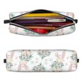 thumbnail image 2 of Sikiie Rabbit And Flower Leather Pencil Case, Makeup Pouch, Zipper Pouch for Daily Essentials, Storage Organizer, Cosmetics and Stationary Bag, 2 of 7