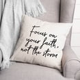 thumbnail image 2 of Creative Products Focus On Faith 18x18 Spun Poly Pillow, 2 of 2