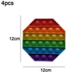 thumbnail image 2 of Paquete de piezas Máquina de burbujas de descompresión para niños educativos Música-Ocho lados-Arco iris MFZFUKR CPB-DE-WX607-7, 2 of 5