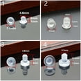 thumbnail image 2 of Transparent Transparent Door Bumper Anti collision Fasteners Foot Pad Hole Plugs Rubber Stem Bumpers 2-20PCS, 2 of 8