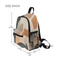 thumbnail image 3 of FORMRS School Backpack with Front Zippered Pocket 12" Student Travel Daypack, Abstract Shapes, 3 of 6