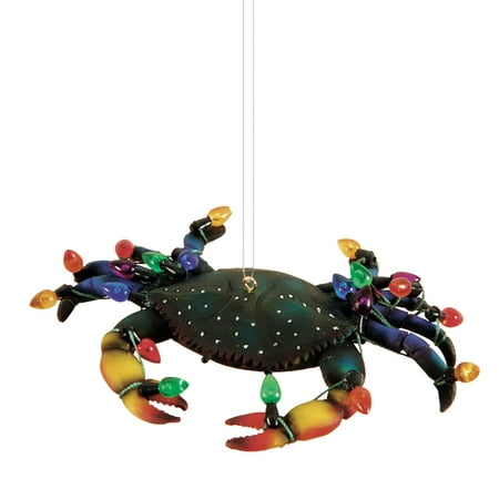 Whimsical Blue Crab Decorated for Holiday Christmas Tree