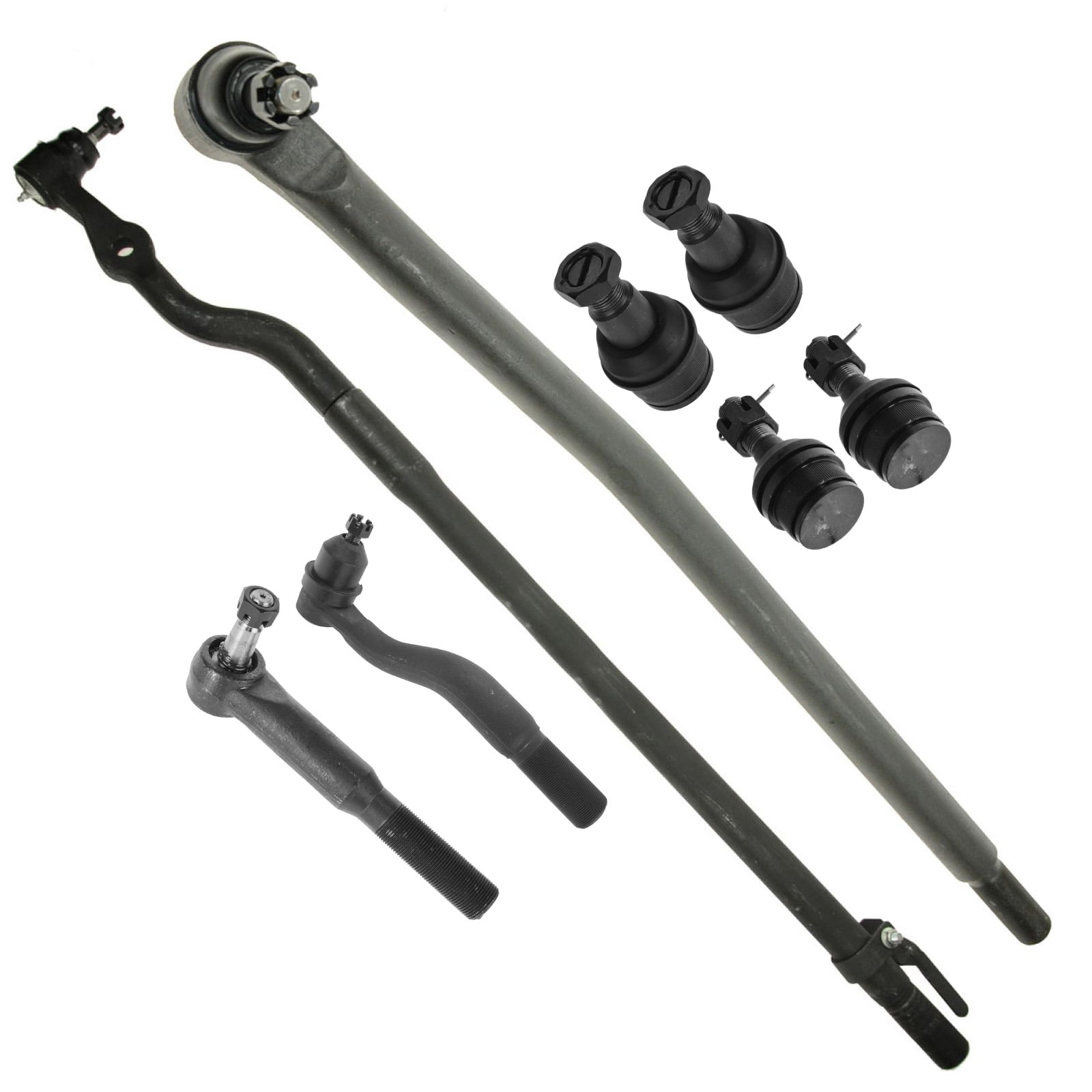 TRQ Front Suspension Tie Rod Ball Joint 8pc Kit for Excursion FSeries