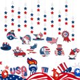 thumbnail image 1 of TIMIFIS Independence Day Items, Home Decor Double-Sided Paper Banners for Independence Day Decor, 1 of 6