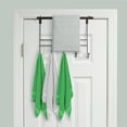 Towel Door Hanger includes Towel Rack Bar, 5 Towel Hooks, No Assembly