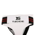 thumbnail image 4 of Supporter & Groin Cup Guard Boxing Shorts Thai caseing Thai - White, M M, 4 of 7