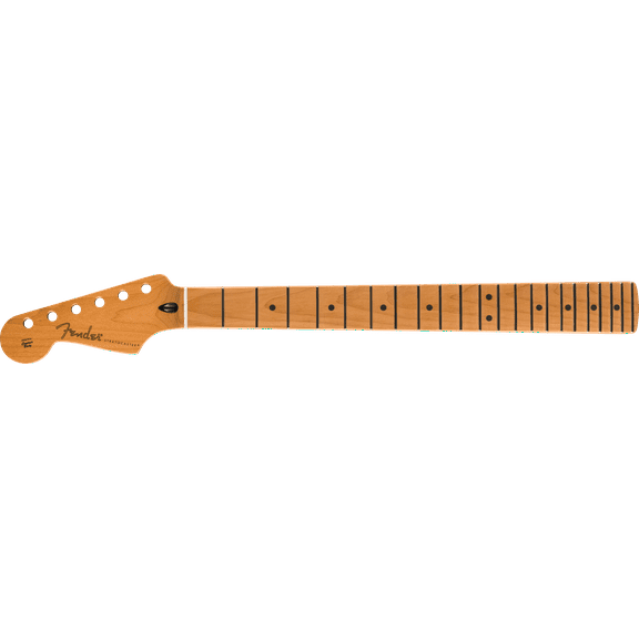 Fender Satin Roasted Maple Left-Handed Stratocaster Flat Oval Shaped Neck, Maple Fingerboard
