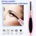 thumbnail image 4 of Electric Heated Eyelash Curler USB Charge Makeup Curling Kit Pink, 4 of 5