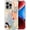 abstract clear, variant on Compatible with iPhone 14 Plus Case Flower Floral for Women Girls Girly Cute Phone Protector Clear with Design, Multicolored Flowers and Branches